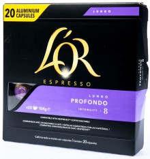 K�va L'Or Espresso Profondo Kapsle, 20 x 5,2 g