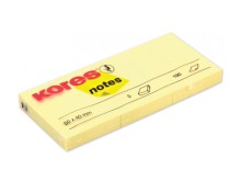 BLO�EK SAMOLEP�C� KORES �lut� 50 x 40 mm/3x100 list�