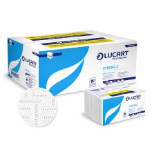 Skl�dan� pap�rov� ru�n�ky Lucart Strong, Z-Z, b�l�, 3960 ks