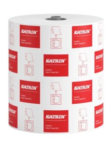 Pap�rov� ru�n�ky v roli Katrin Syst�m Towel, 2vrstv�, b�l�, 200 m, 6 ks