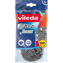Dr�t�nka nerezov� Vileda Inox, 6 � 4 � 6 cm, 2 ks