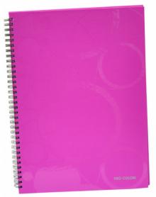 Pozn�mkov� blok Karton PP Neo colori A4, 70 list�, r��ov�