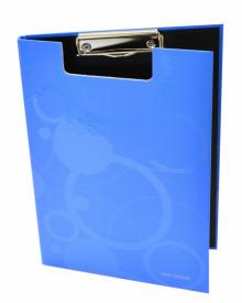 Podloka psac Karton PP NEO COLORI A4, s klipem, modr