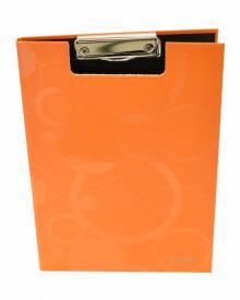 Podloka psac Karton PP NEO COLORI A4, s klipem, oranov