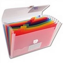 Desky - Aktovka na dokumenty Crystal, 33 x 25 cm, �ir�, 13 kapes