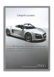 Magneto samolepic� r�me�ek  A1, st��brn� - 1 ks