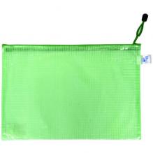 Desky - Ob�lka Karton PP DL, s�ovan�, se zipem, zelen�