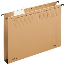 Desky z�v�sn� Leitz ALPHA A4, dno 4 cm, hn�d�