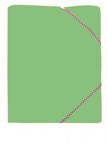 Desky - Mapa Karton PP Opaline A4, s gumi�kou, zelen�