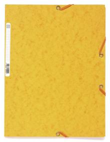 Desky - mapa 253 Exacompta A4, s gumi�kou, tmav� �lut�