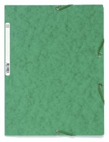 Desky - mapa 253 Exacompta A4, s gumi�kou, zelen�