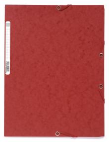 Desky - mapa 253 Exacompta A4, s gumi�kou, �erven�