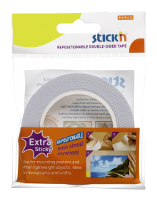 Samolepic� oboustrann� odn�mateln� p�ska Stick'n, 25 mm x 12 m